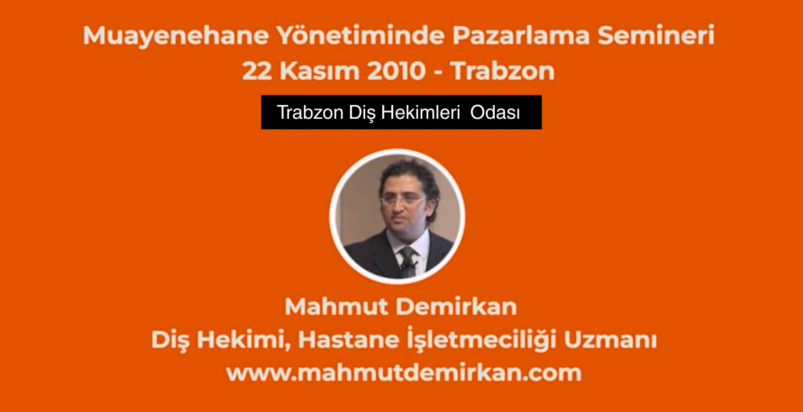 Muayenehane Yönetiminde Pazarlama